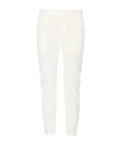 Dondup Belt-loop Casual Pants In White