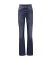 Dondup Olivia Slim Fit Bootcut Jeans In Blue