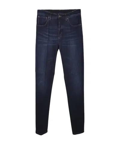 Dondup Belt-loop Jeans In Black