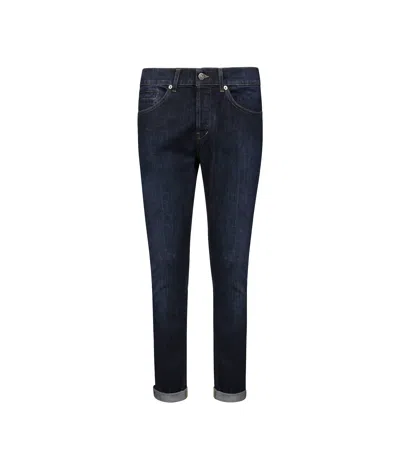 Dondup Belt-loop Jeans In Black