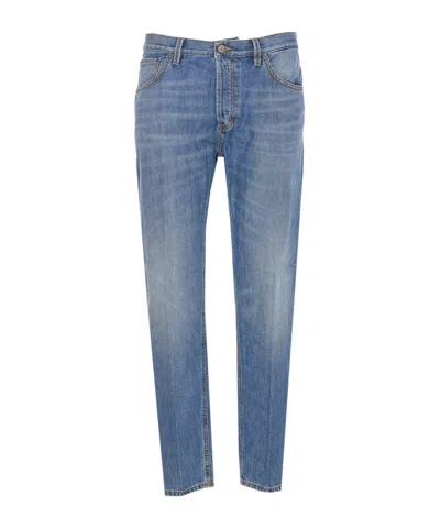 Dondup Belt-loop Jeans In Navy