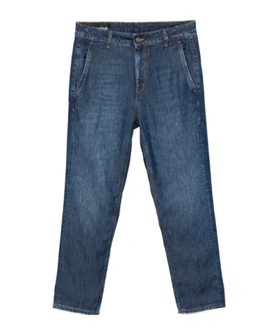Dondup Belt-loop Jeans In Blue