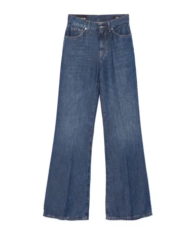 Dondup Belt-loop Jeans In Blue