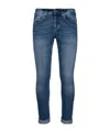 Dondup George Trousers Faded Effect In Blue