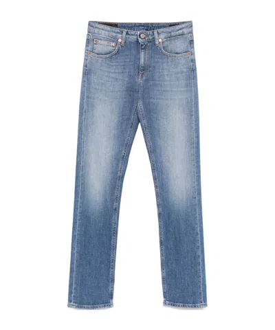 Dondup Belt-loop Jeans In Blue