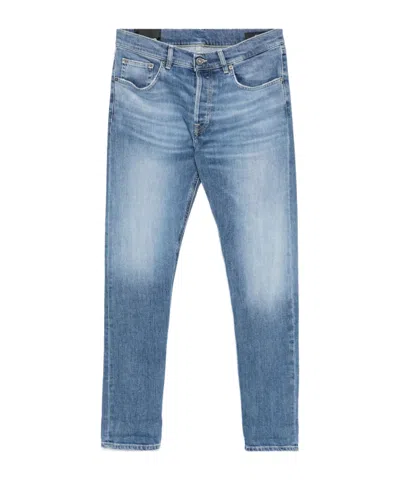Dondup Belt Loop Jeans In Blue