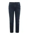 Dondup Belt Loop Jeans In Blue