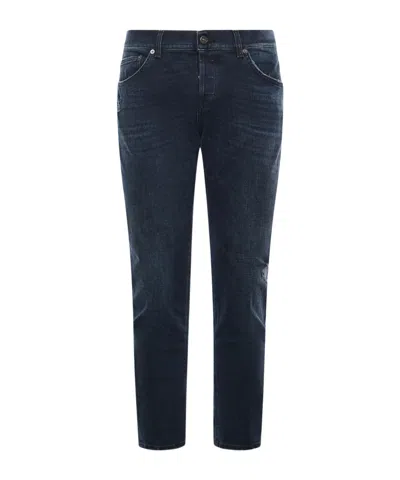 Dondup Belt Loop Jeans In Blue