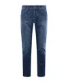 Dondup Belt Loop Jeans In Blue