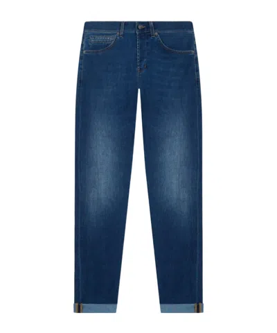 Dondup Belt Loop Jeans In Blue