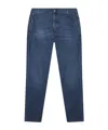 Dondup Belt Loop Jeans In Blue