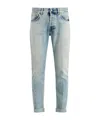 Dondup Belt Loop Jeans In Blue