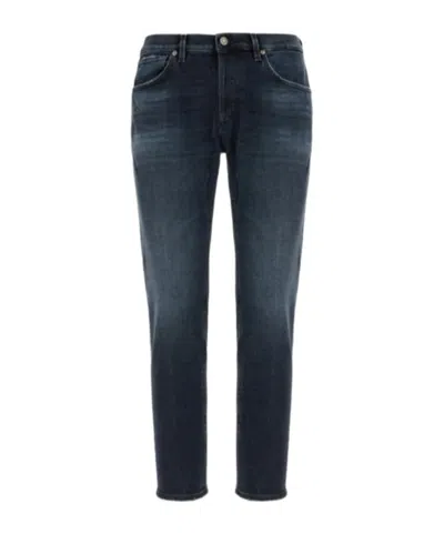Dondup Belt Loop Jeans In Blue