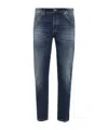 Dondup Brighton Medium Blue Jeans In Blue