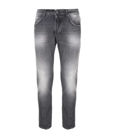 Dondup Belt Loop Jeans In Gray