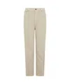 Dondup Belt-loop Jeans In Nude