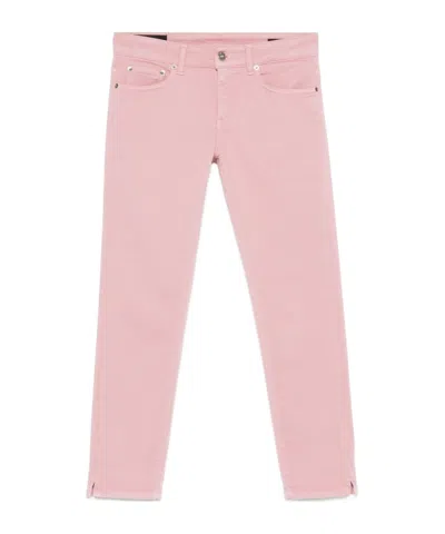 Dondup Belt-loop Jeans In Pink