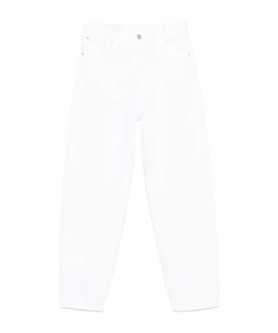 Dondup Belt-loop Jeans In White
