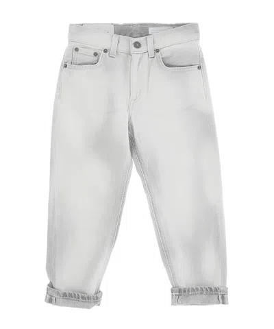 Dondup Belt-loop Jeans In White