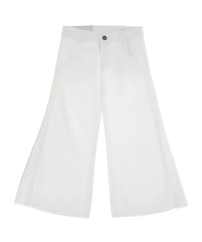 Dondup Belt-loop Jeans In White