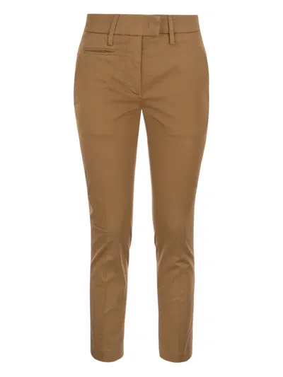 Dondup Belt-loop Pocket Trousers In Animal Print