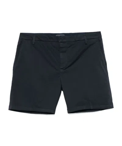 Dondup Belt Loop Shorts In Blue
