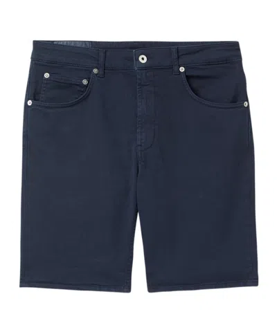 Dondup Belt Loop Shorts In Blue