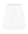Dondup Belt-loop Shorts In White