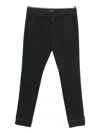 Dondup Belt-loop Trousers In Black
