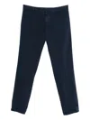 Dondup Belt-loop Trousers In Blue