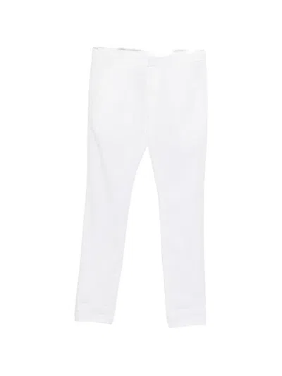 Dondup Belt-loop Trousers In White