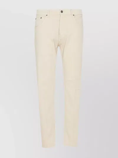Dondup Belt Loops Five-pocket Style Regular Fit In Neutral