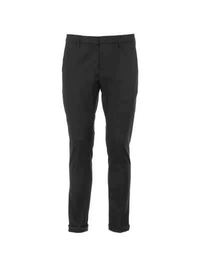 Dondup Belt-loops Jeans In Black