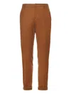 Dondup Belt Loops Side Pockets Trousers In Brown