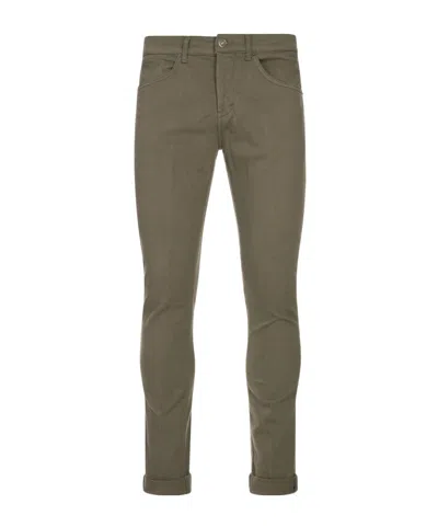 Dondup Belt Loops Slacks In Green