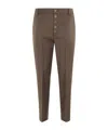 Dondup Belt Loops Slacks In Brown