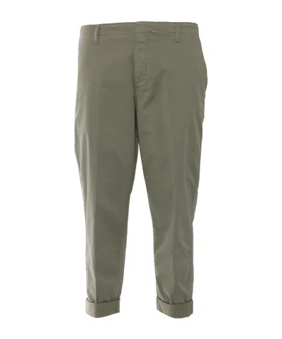 Dondup Belt Loops Slacks In Green