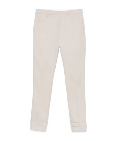 Dondup Belt Loops Slacks In White
