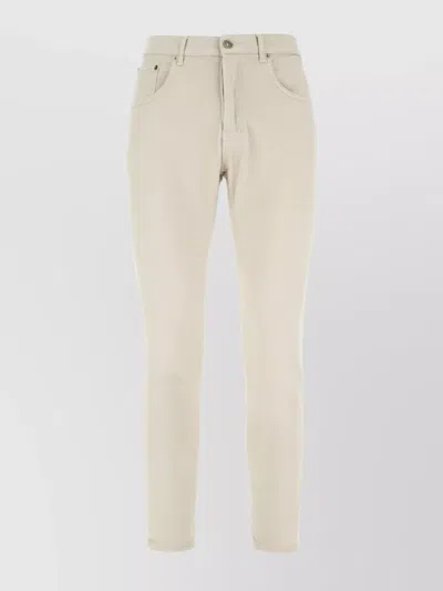 DONDUP BELT LOOPS STRETCH DENIM JEANS