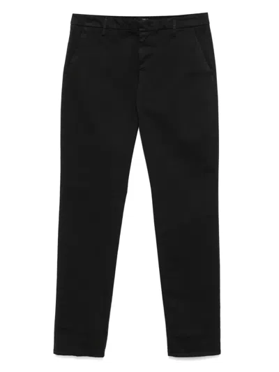 Dondup Belt-loops Trousers In Black
