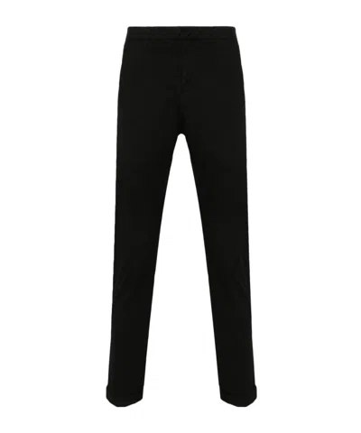 Dondup Belt Ring Casual Pants In Black