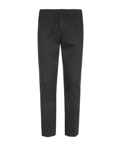 Dondup Belt Ring Casual Pants In Black