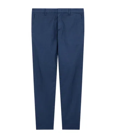Dondup Belt Ring Casual Pants In Blue