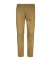 Dondup Belt Ring Casual Pants In Green