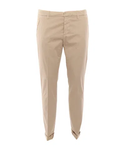 Dondup Belt Ring Casual Pants In Nude