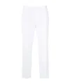 Dondup Belt Ring Casual Pants In White