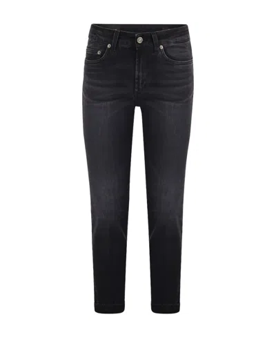 DONDUP BELT RING DENIM TROUSERS