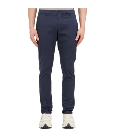 Dondup Belt Ring Denim Trousers In Black