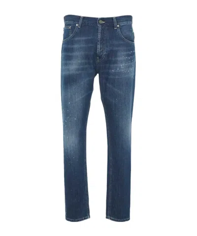 DONDUP BELT RING DENIM TROUSERS