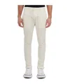 Dondup Belt Ring Denim Trousers In White